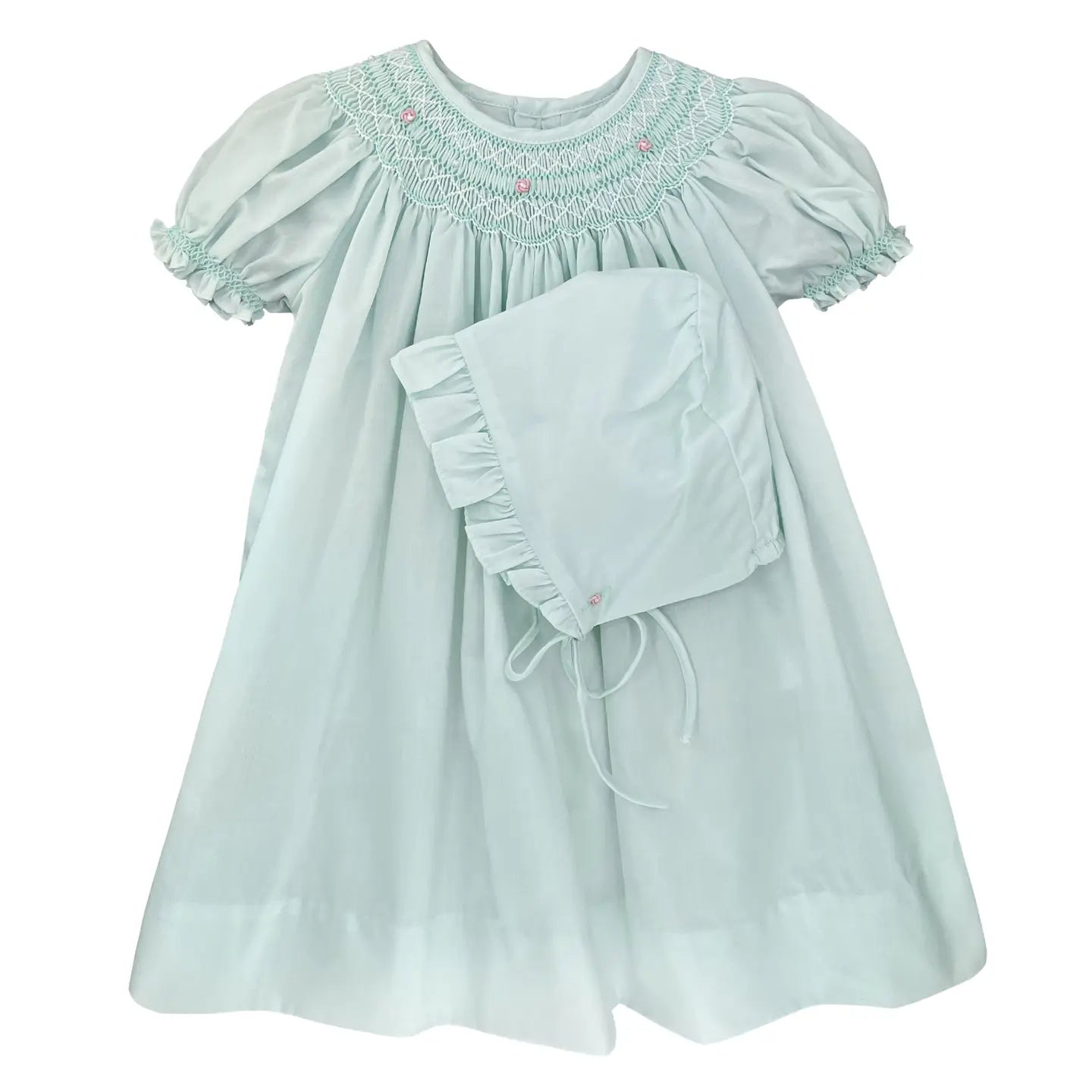 Bishop Smocked Daygown w/ Pearls
