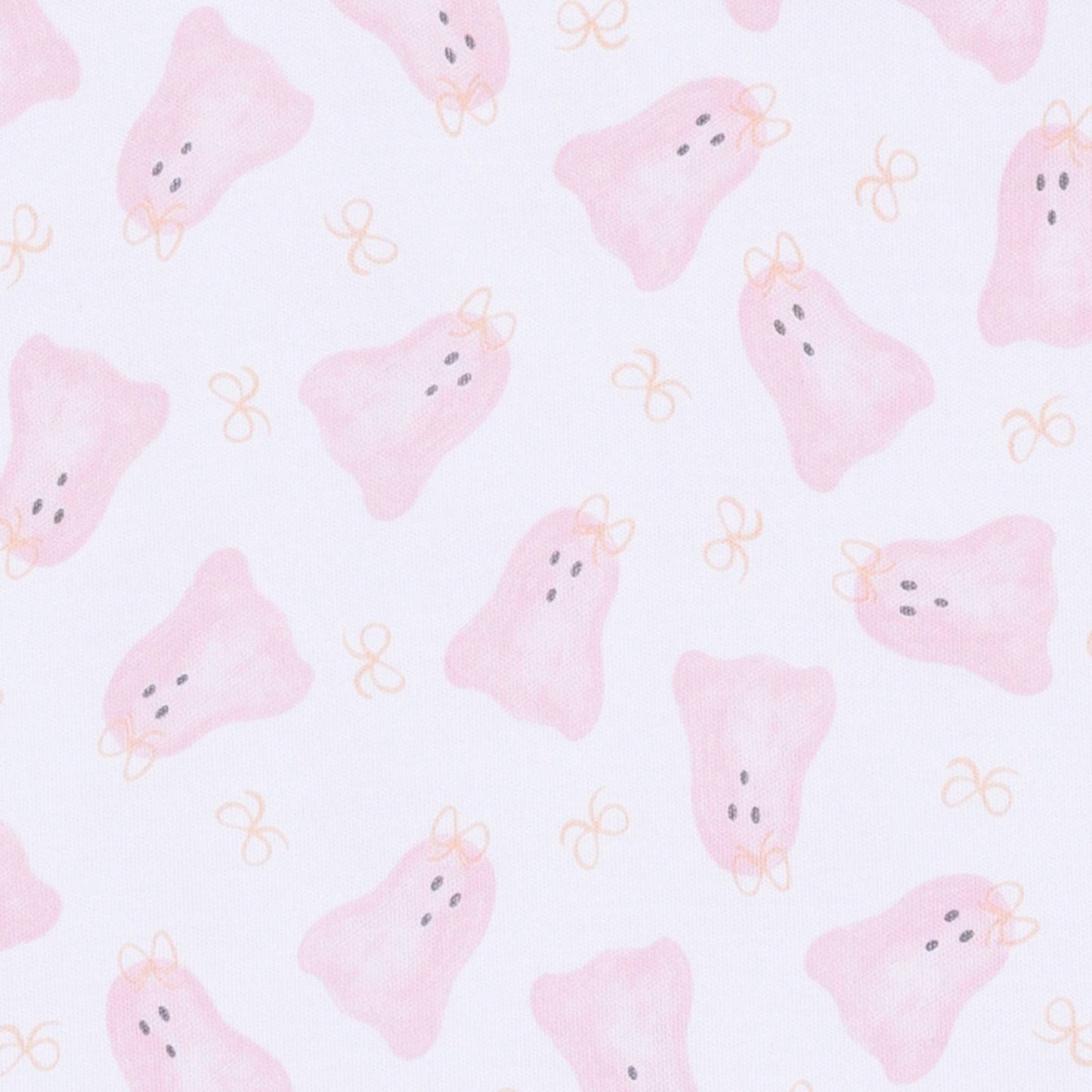 Baby Boo Print Ruffle Short Sleeve Bubble - Pink