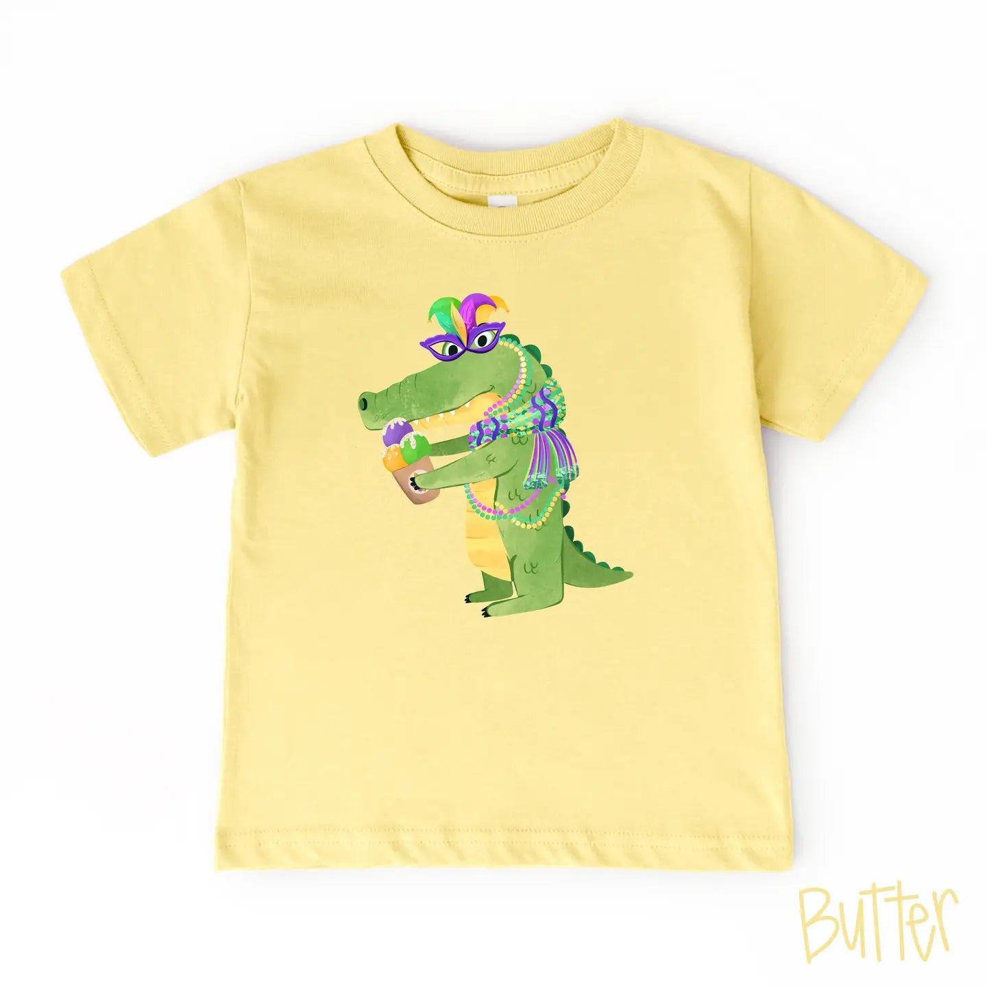 Parade Time Alligator Tee (Yellow)