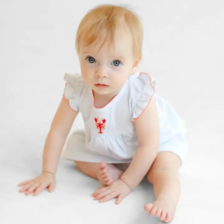 Lil' Snappers Embroidered Dress