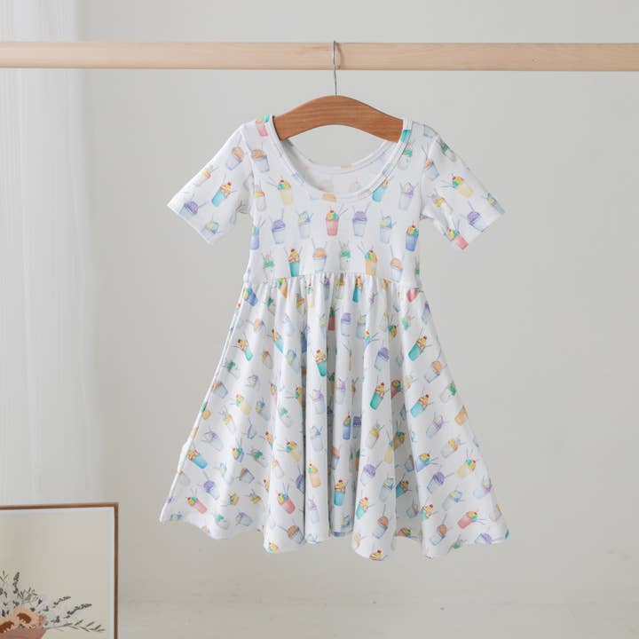 Snoball Cotton Twirl Dress 3T