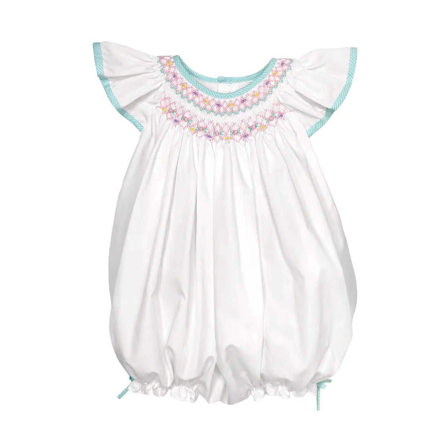 Angel Wing Bubble with Hand Bishop Smocking