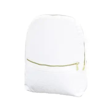 Seersucker Backpack- Medium