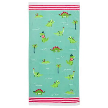 Dino Beach & Bath Towel