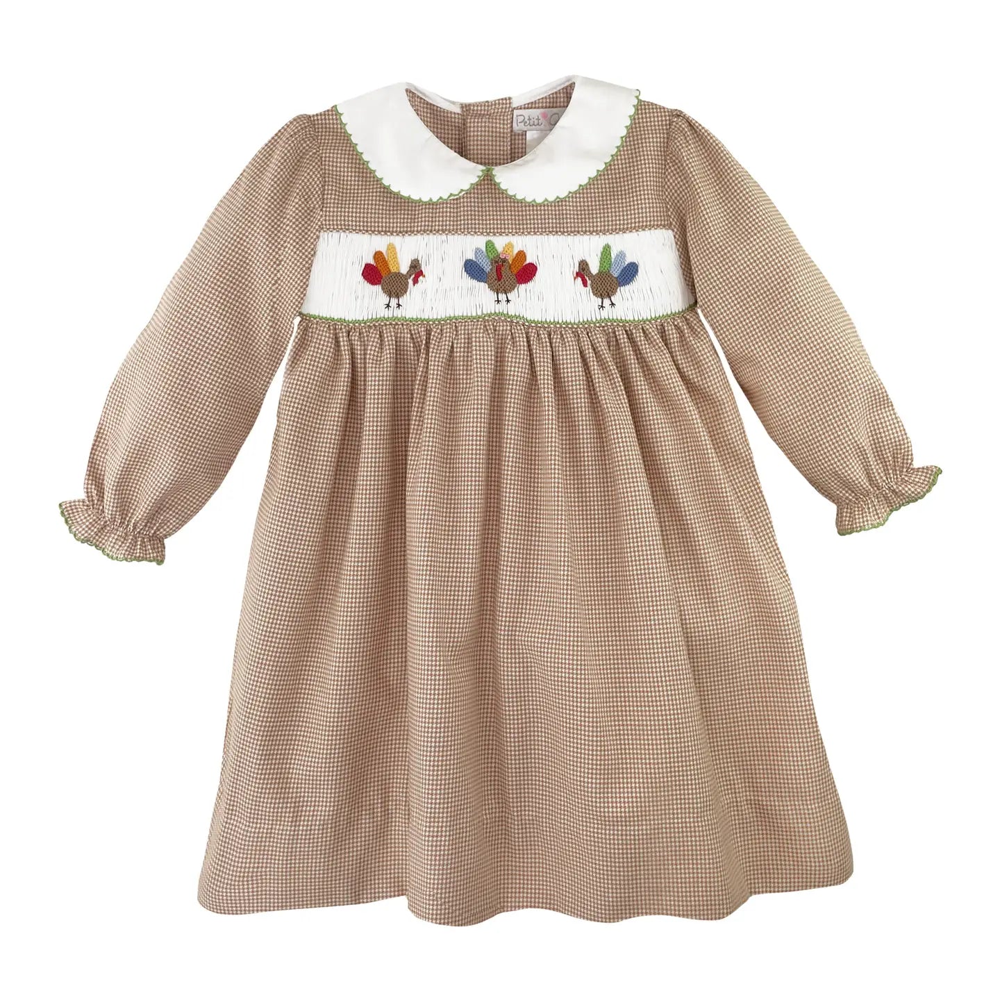Turkey Hand Picture Smocked Dress