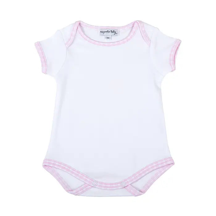 New Beginnings Pink Lap Bodysuit