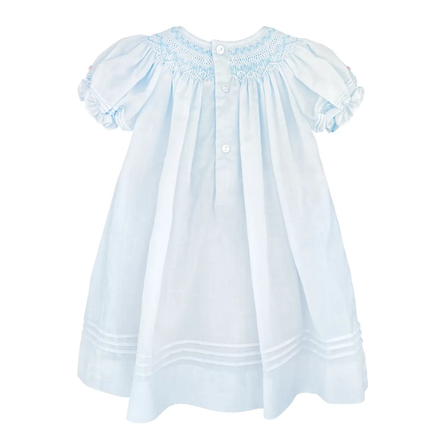 Daygown w/ Heart Smocking & Pearls
