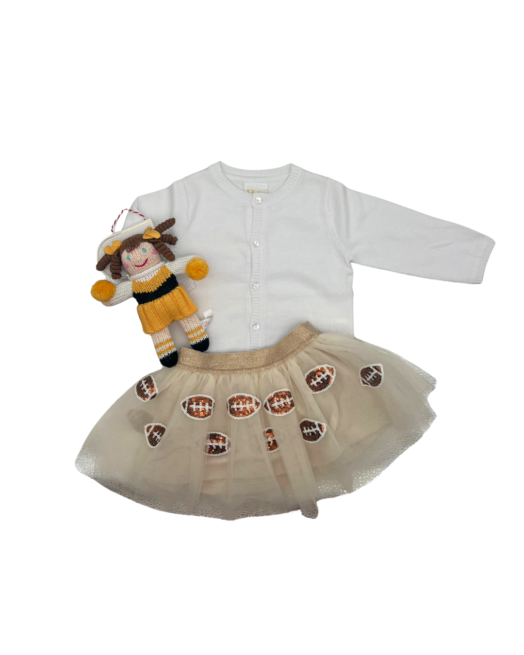 Sequin Football Tulle Skirt