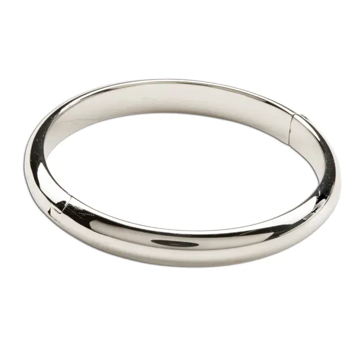 Classic Silver Bangle Bracelets (Small=0-12 mths)