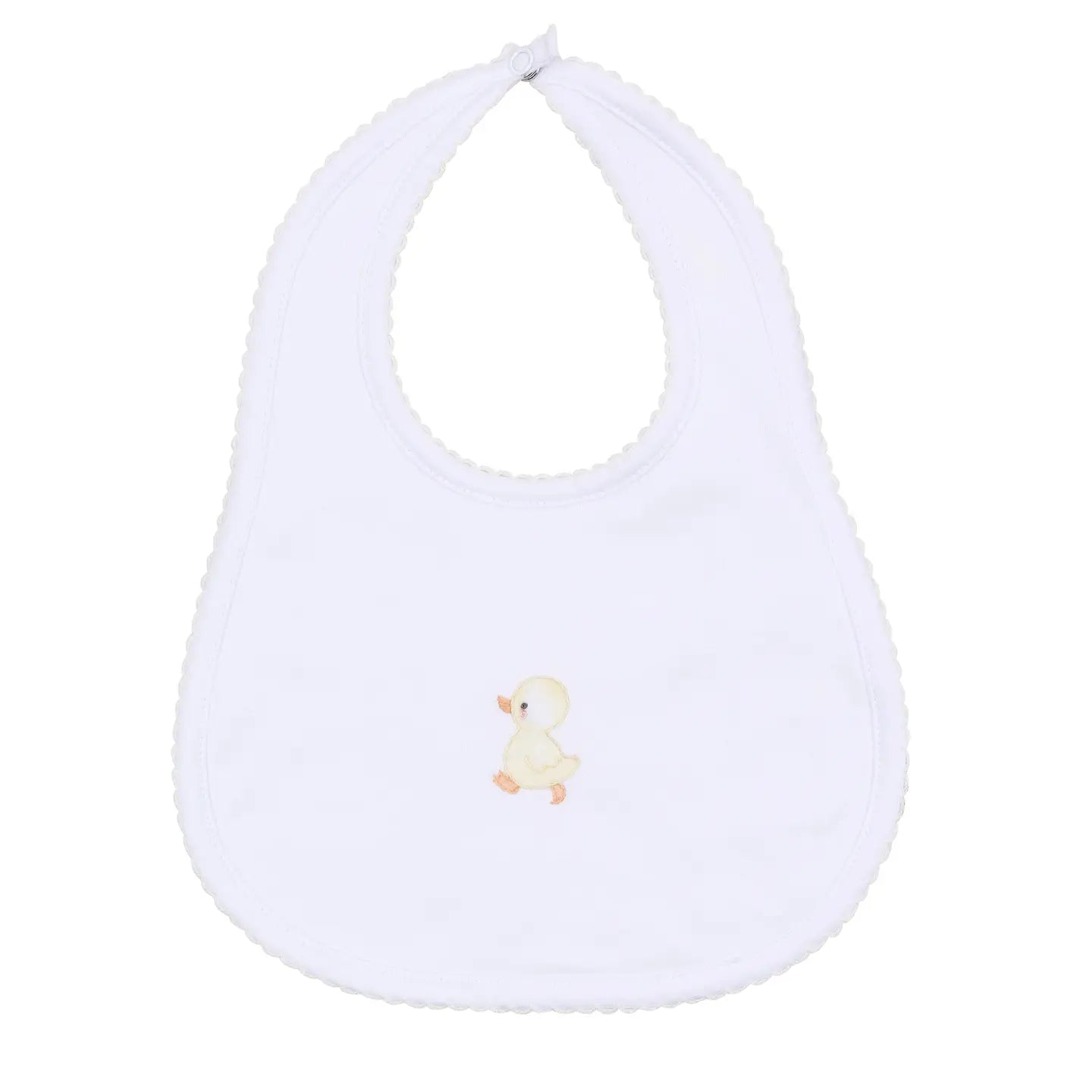 Downy Ducklings Embroidered Bib