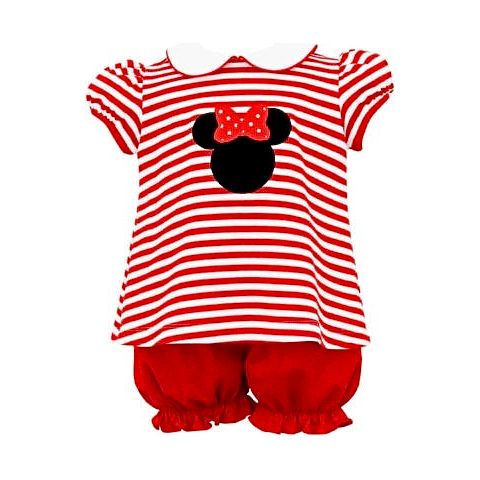 Claire Charlie Minnie Mouse Bloomer Set