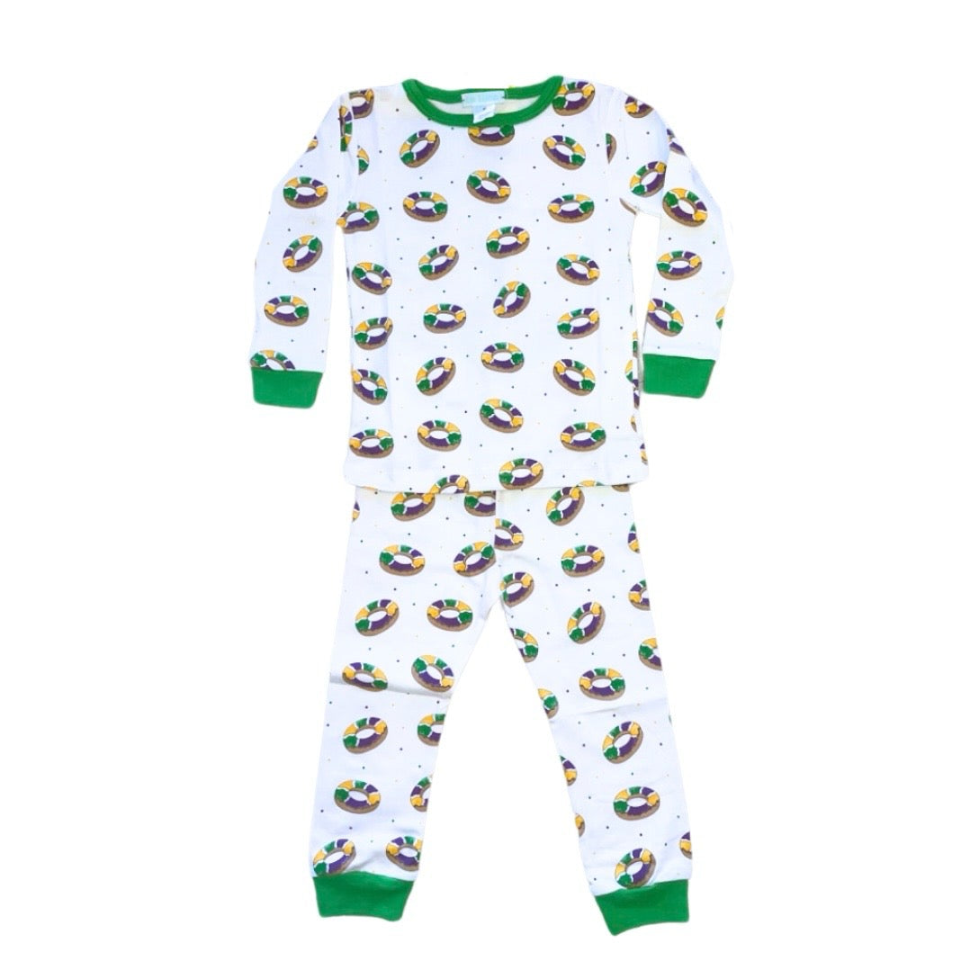 Mardi Gras King Cake Pajama Set