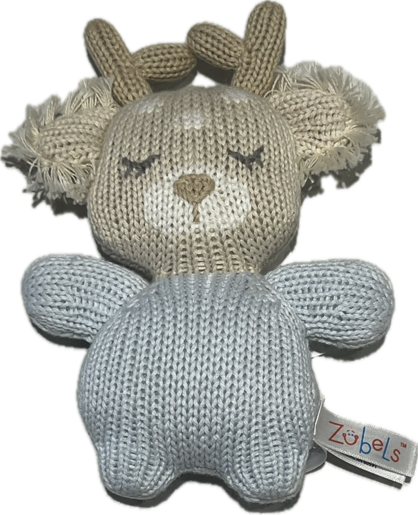 Zubels Bubbie the Fawn Rattle Blue