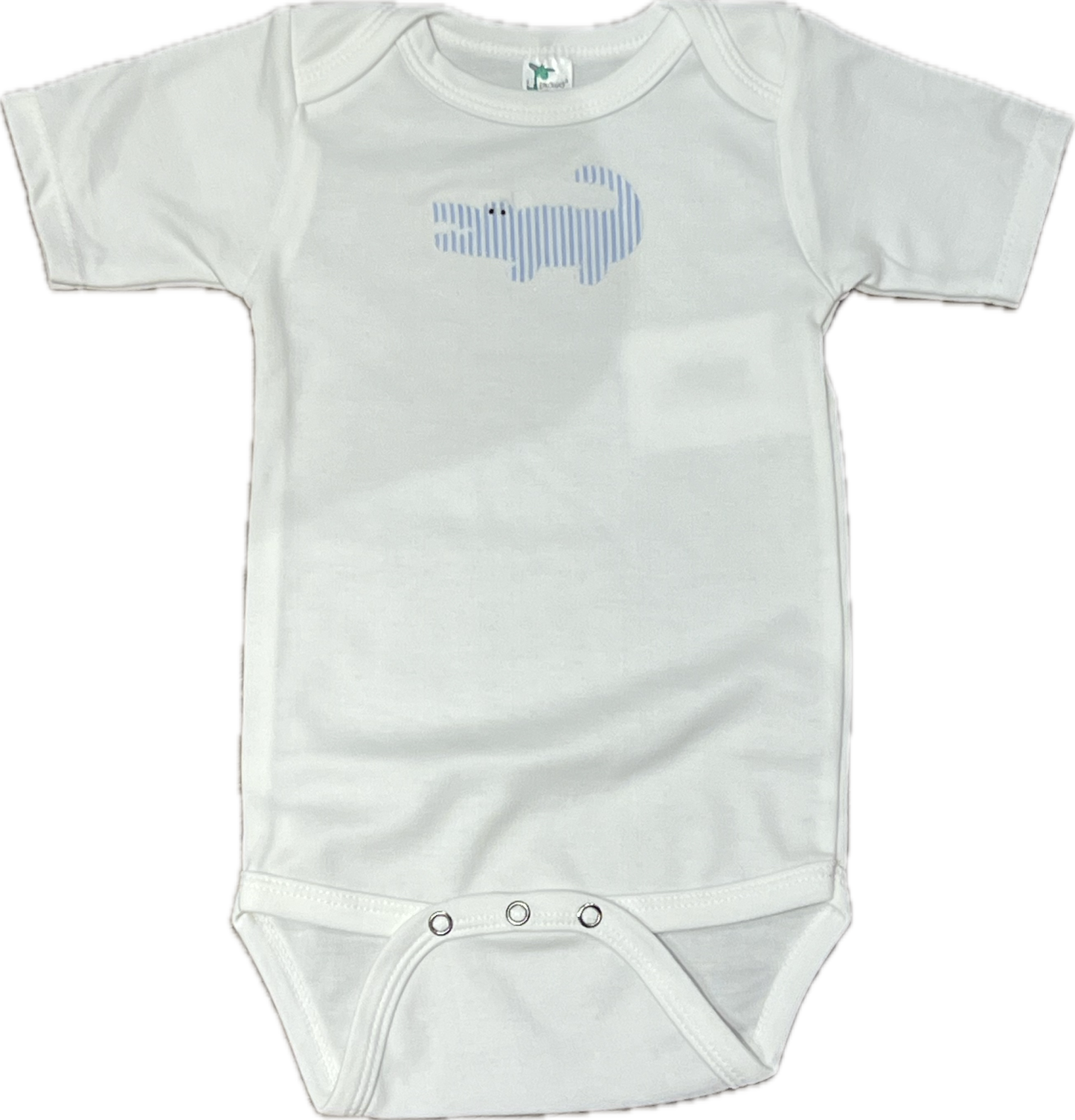 A for Avery Alligator Onesie
