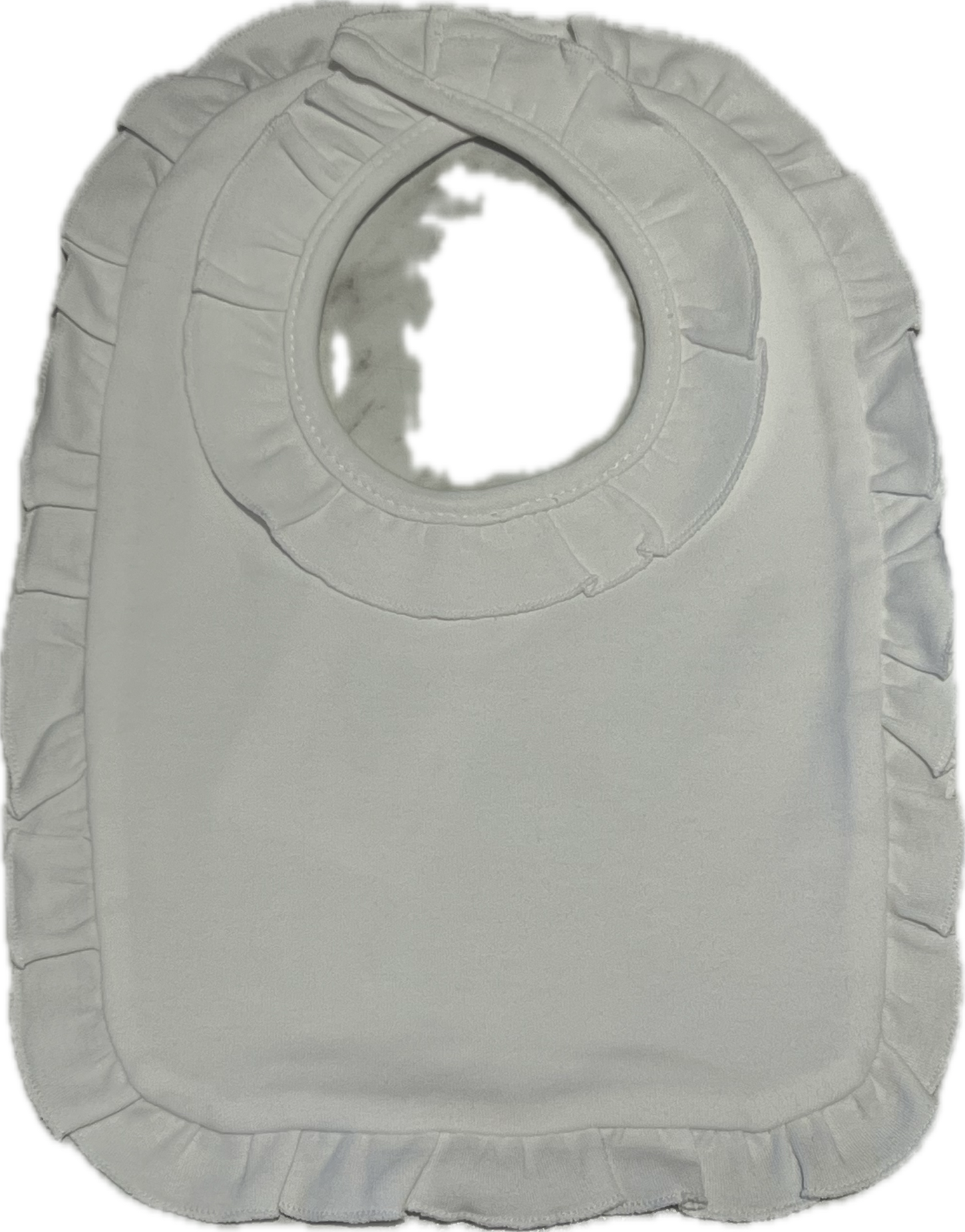 Bib Knit Ruffle Plain