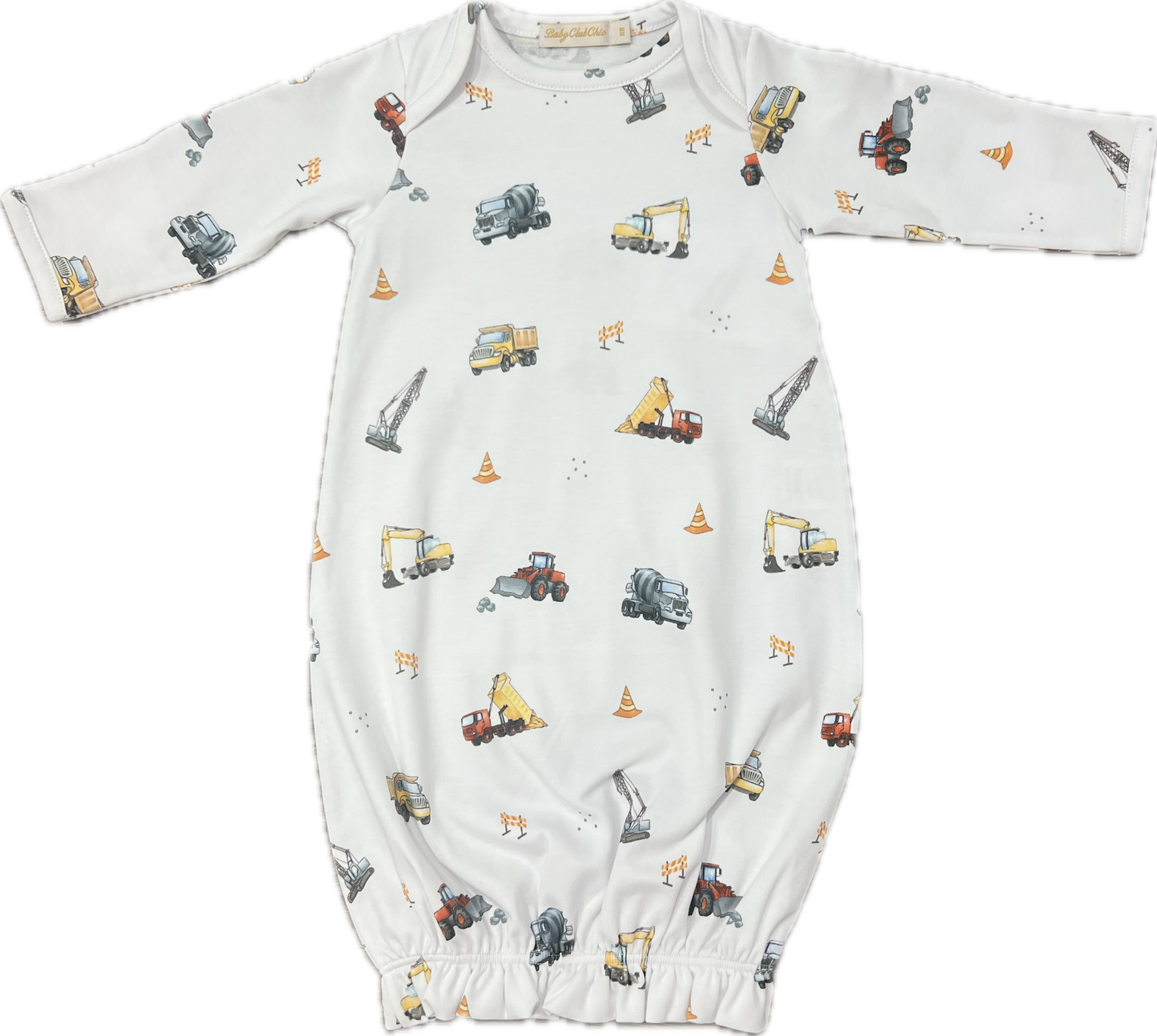 Baby Club Chic Trucks Boy Gown
