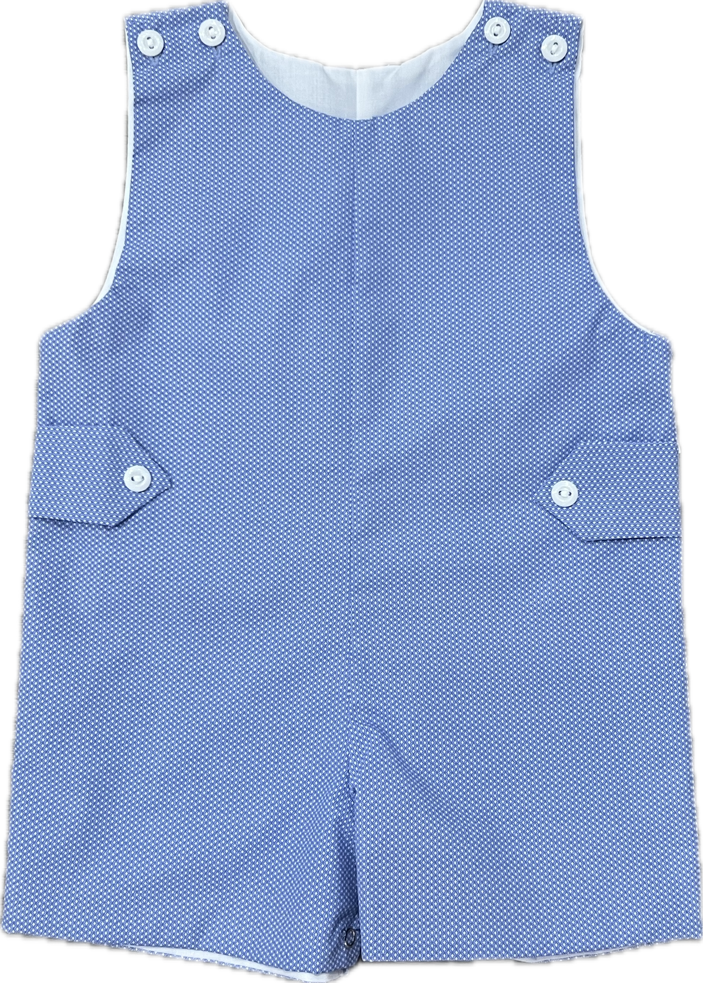 Lulu Bebe Blue Swiss Dot Jon Jon