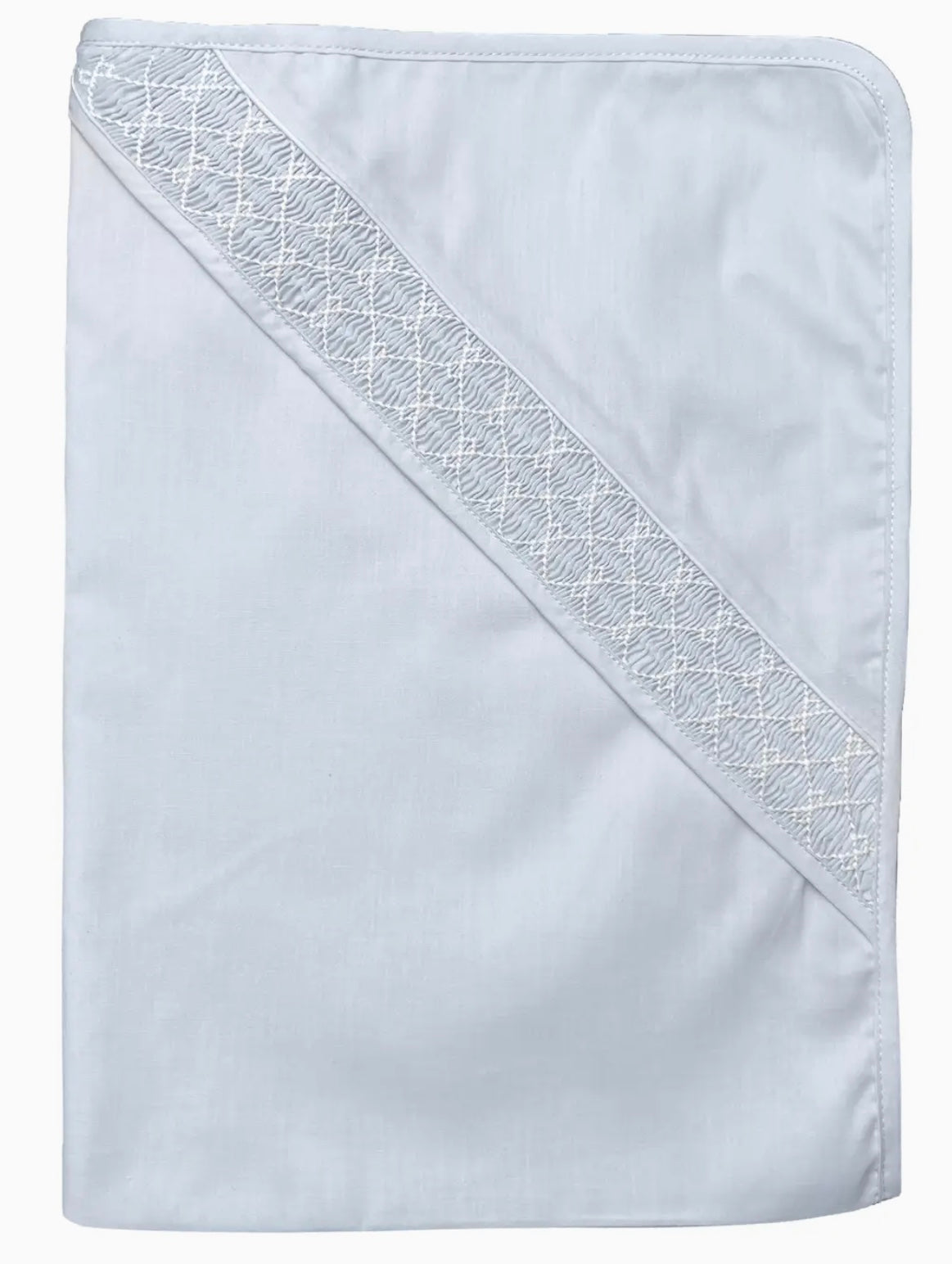 Smocked Blanket-Blue