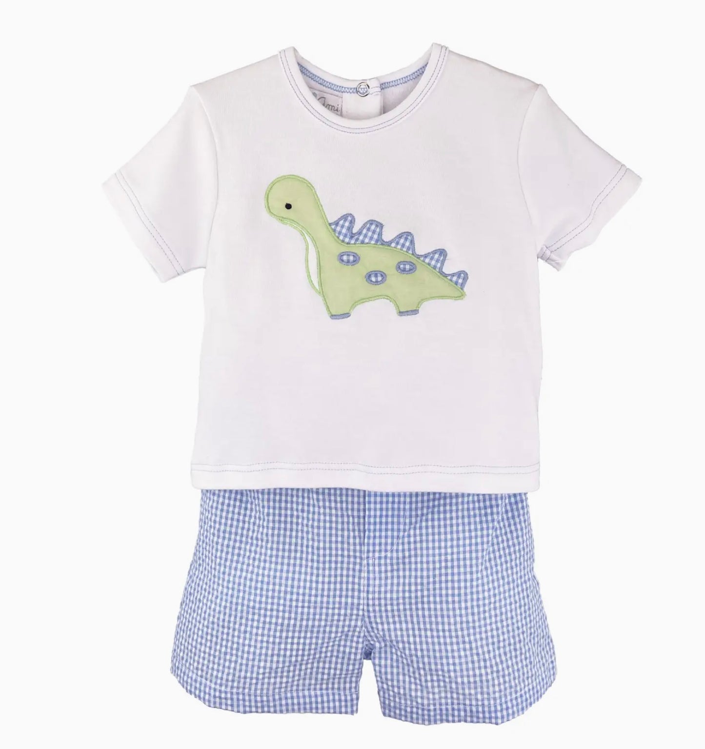 Dinosaur Applique Skirt & Short Set