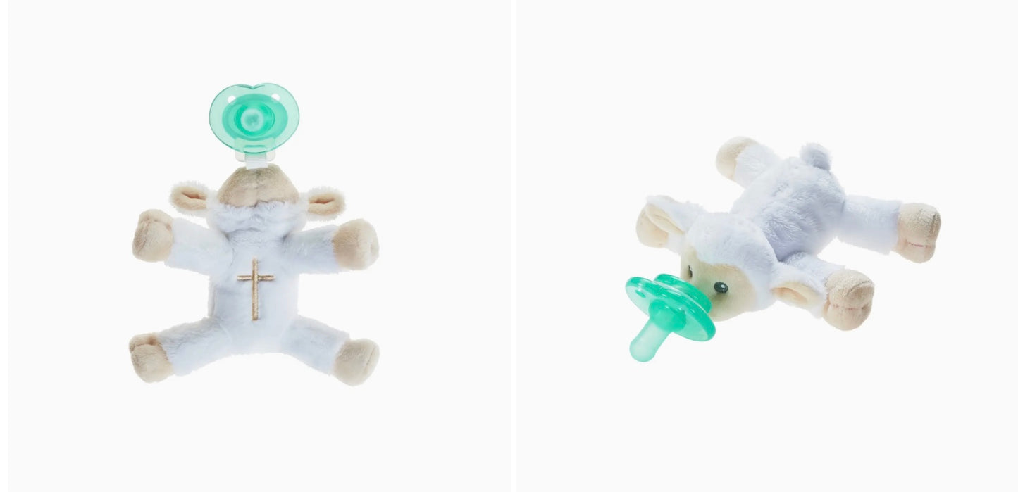 Lovie Lamb (with cross) Paci-Plushies Buddies