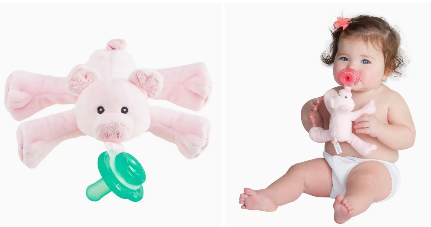 Pig Paci-Plushies Buddies