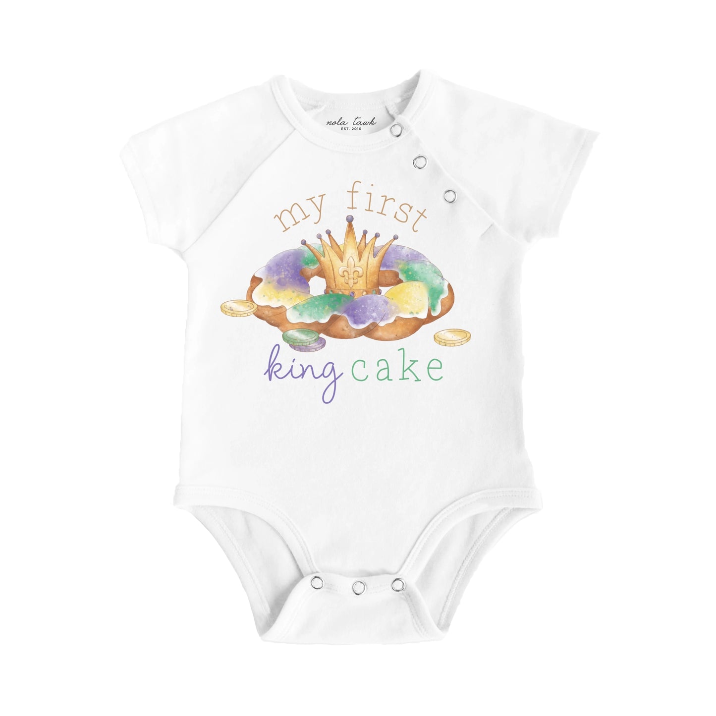 My First King Cake Onesie