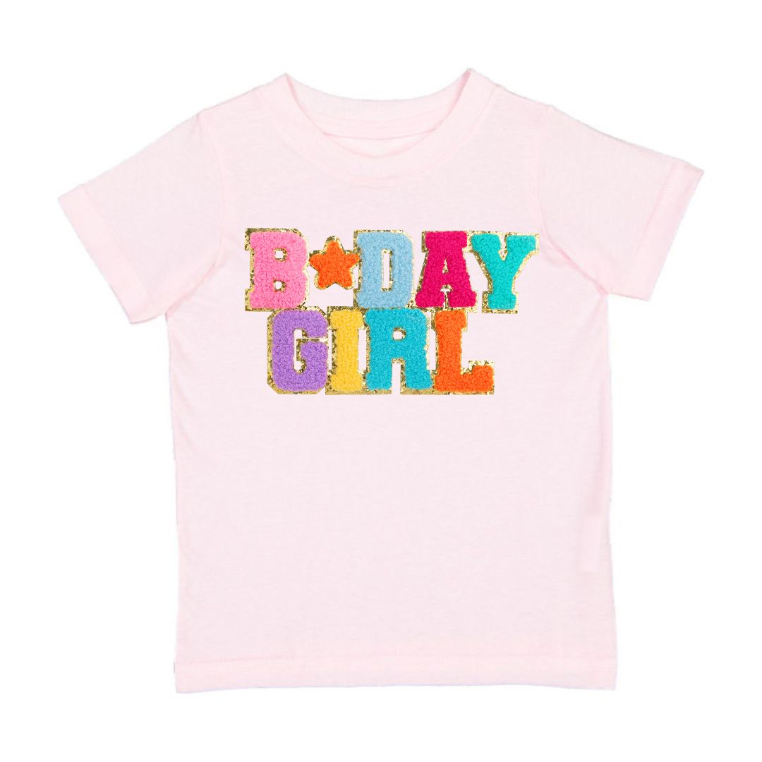 Pink Birthday Girl Shirt