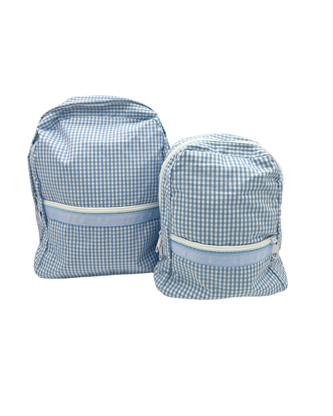 Baby Blue Gingham Backpack