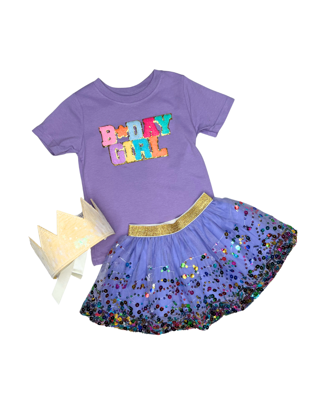 Lavender Birthday Girl Shirt