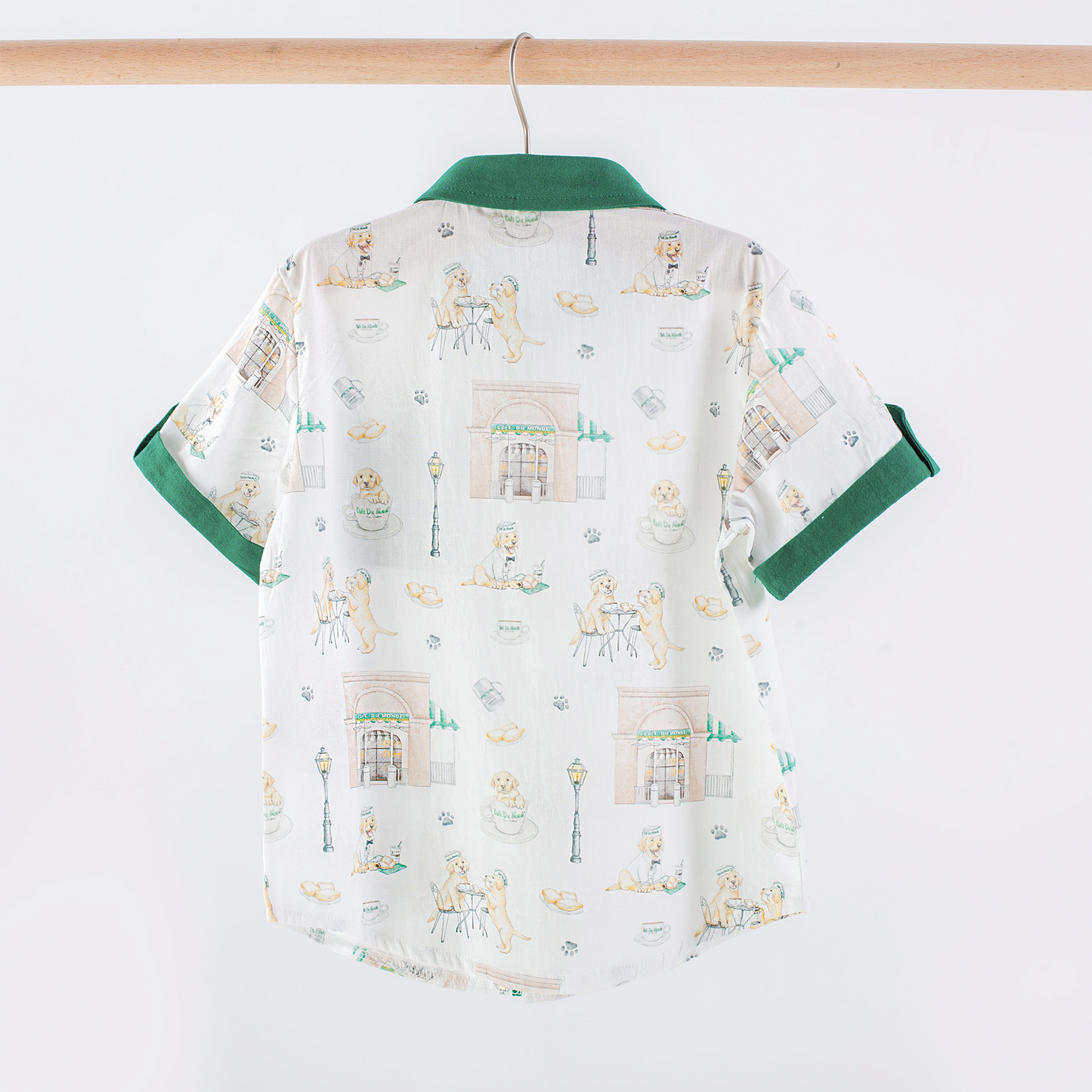 Powdered Sugar & Puppies Casual Button Down Shirt