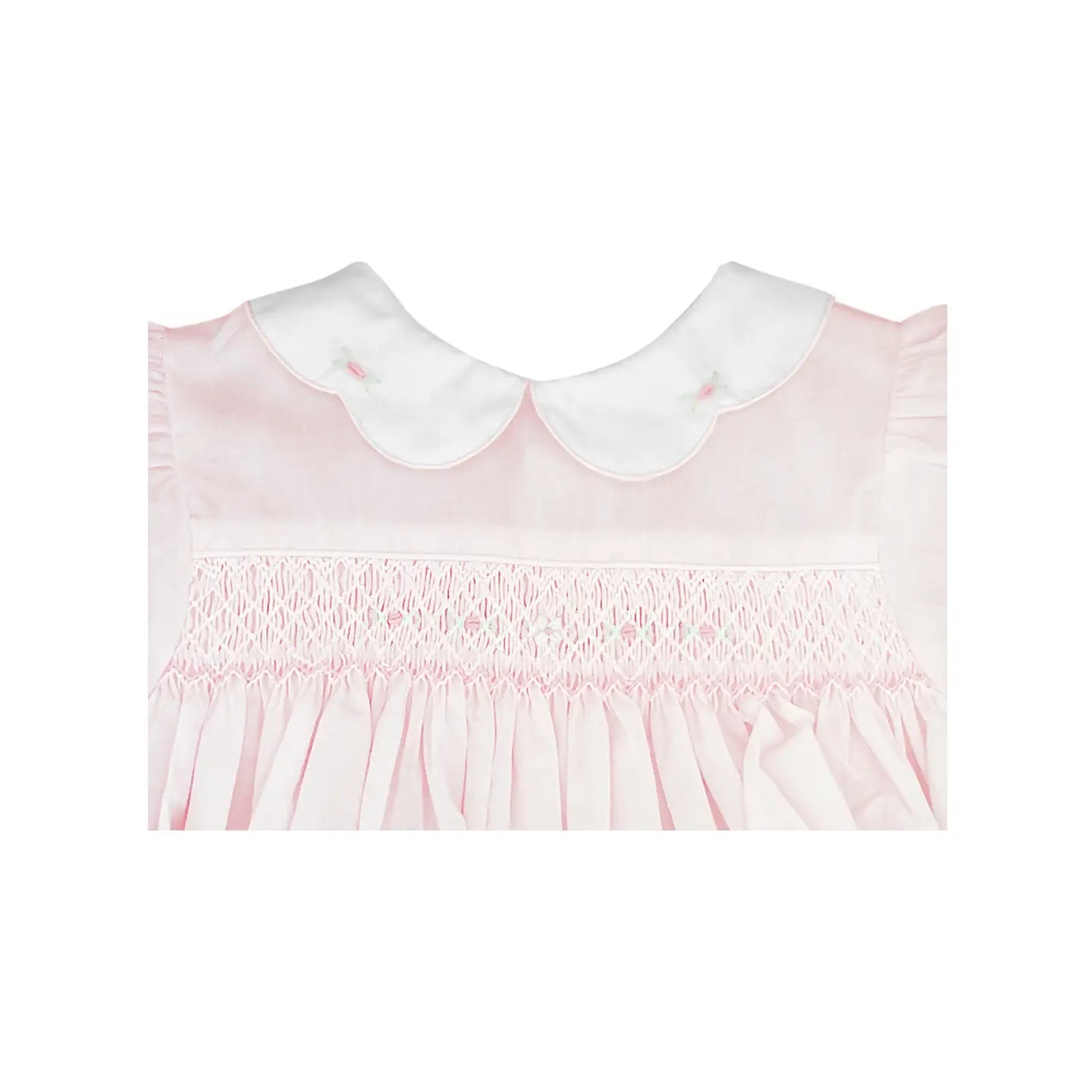 Hand Embroidered Smocked Bubble