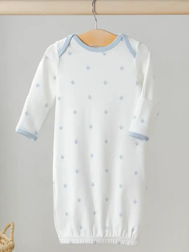 Fleur De Bleu Organic Cotton Kids Gown