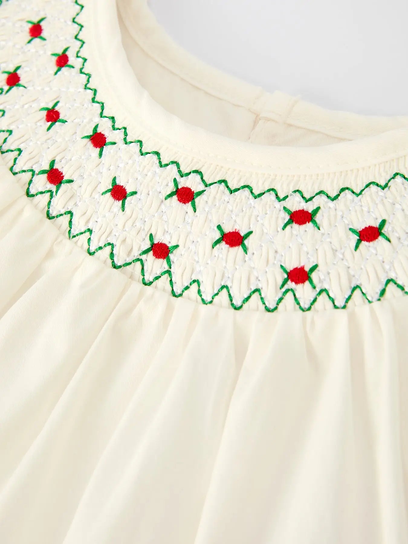 White Christmas Girl's Dress