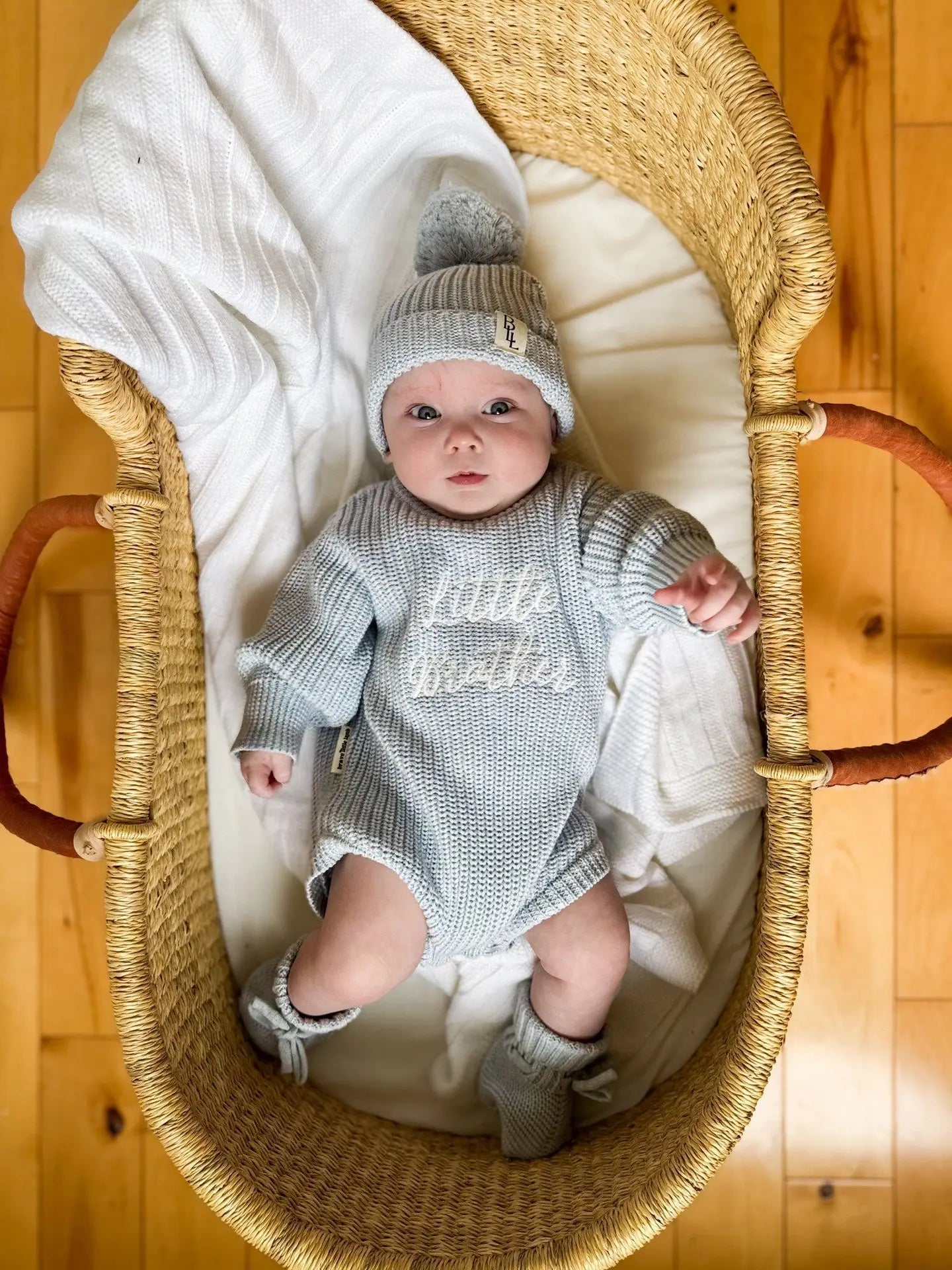 'Little Brother' Announcement Romper