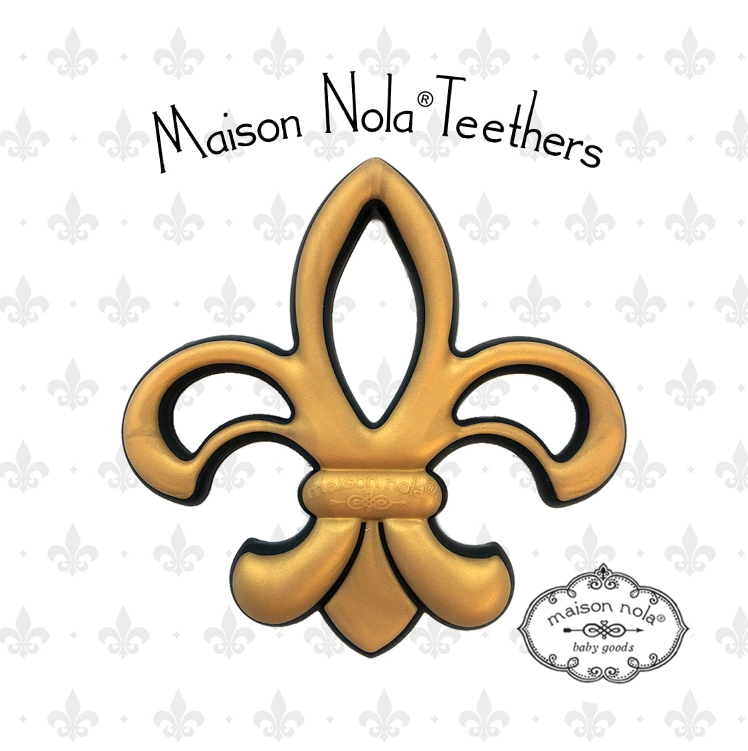 Maison Nola -Teether Fleur de Lis FDL