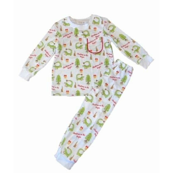 Printed Press Cajun Christmas Pajama Set