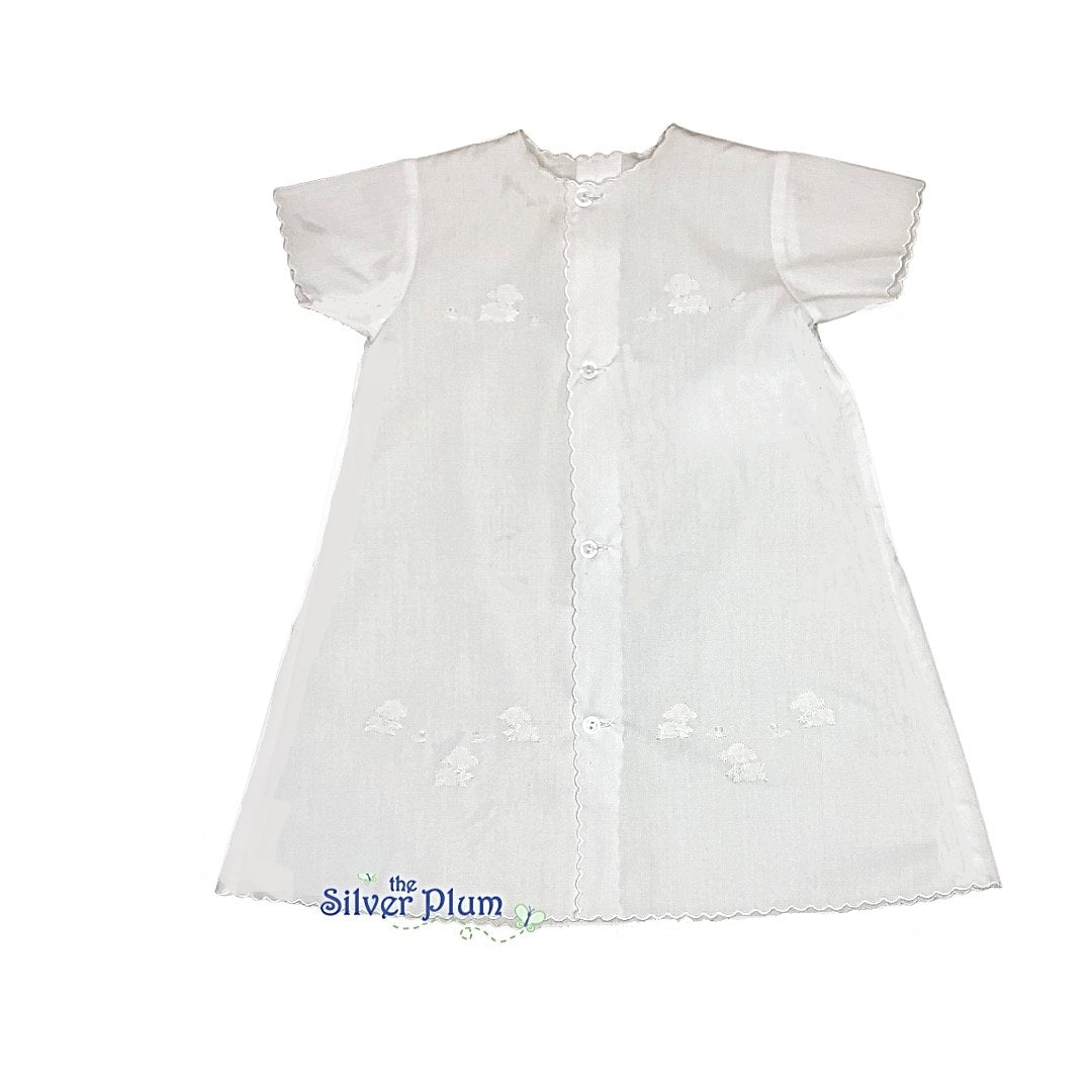 Auraluz Day Gown White Lambs