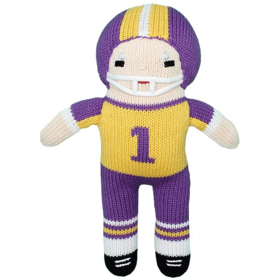LSU Football Player 7" Rattle