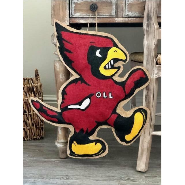 Mon Cher-Burlap Door Hanger