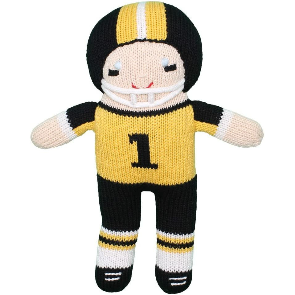 Saints Football Player 7" Rattle