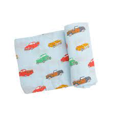 Vintage Truck Swaddle Blanket