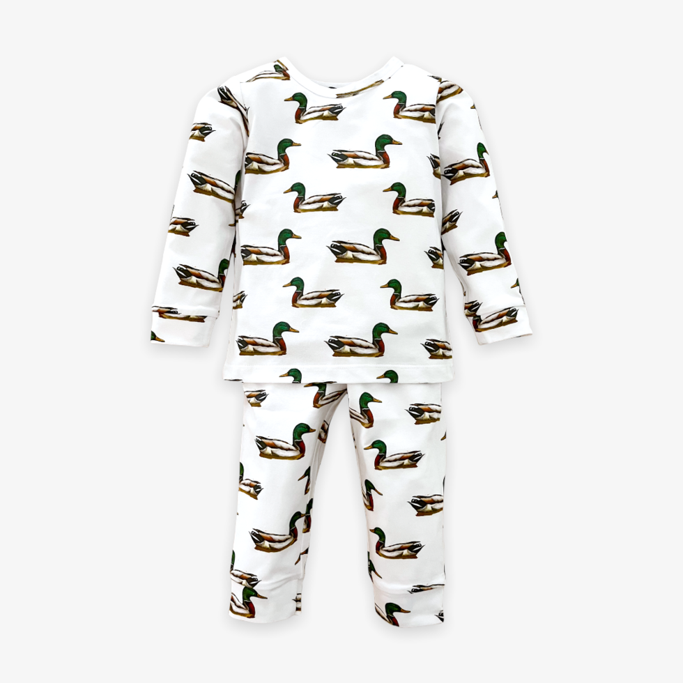 Velvet Fawn-Ducks In A Row Two Piece Jammie
