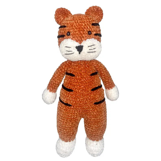 Tiger Chenille Crochet Doll