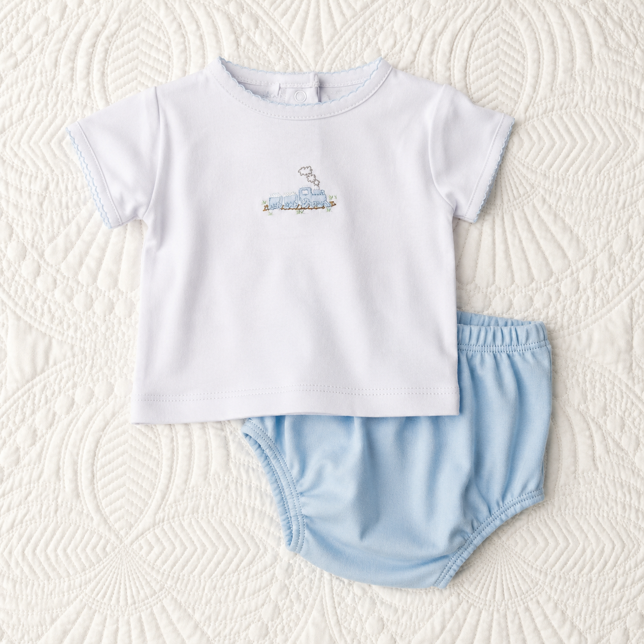 Choo Choo Train Diaper Cover Set
