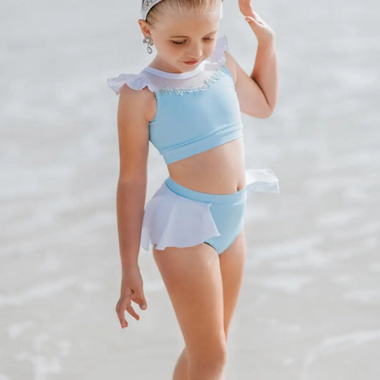 Glass Shoe Princess Two Piece Swimsuit