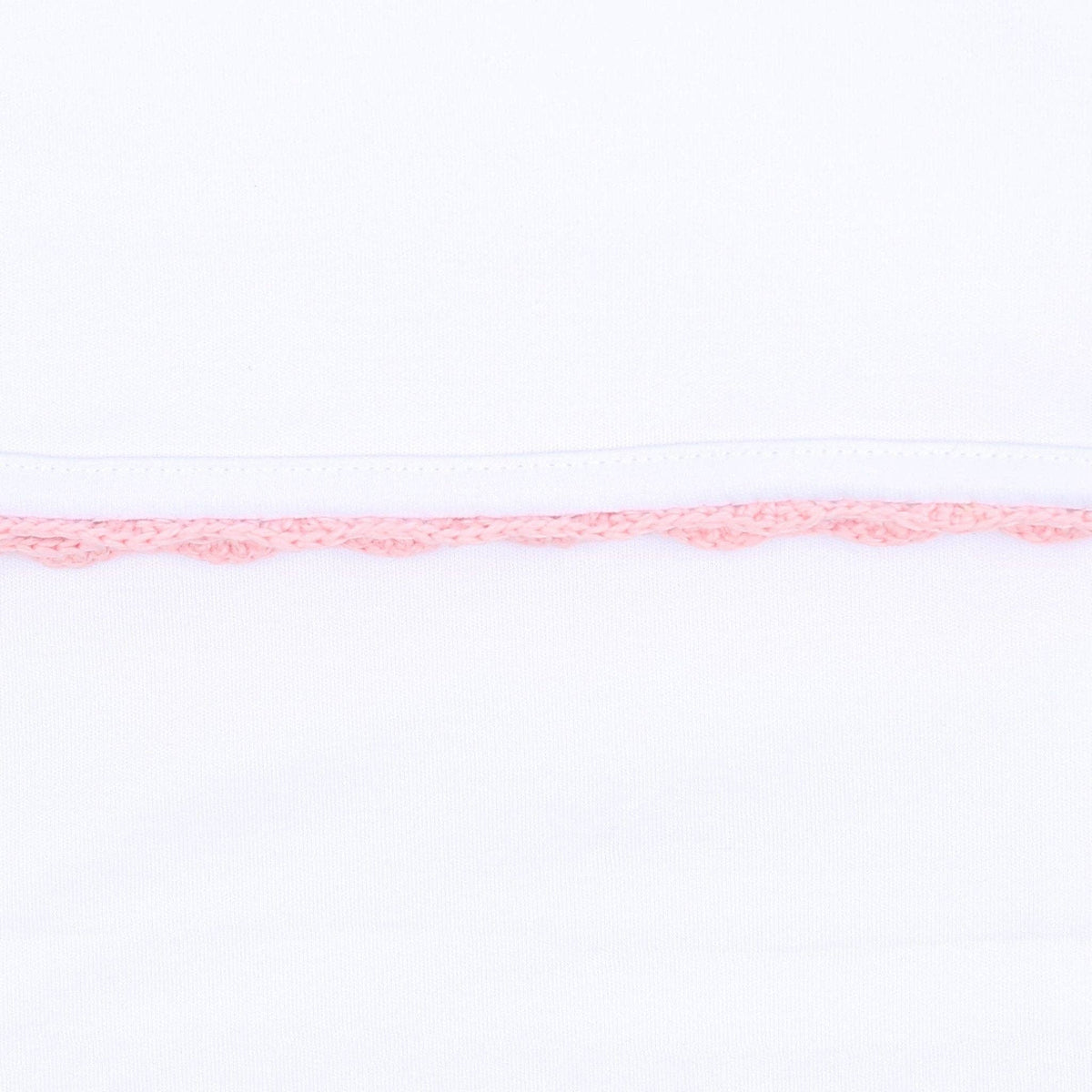 Baby Joy Bubble with Pink Crochet Trim