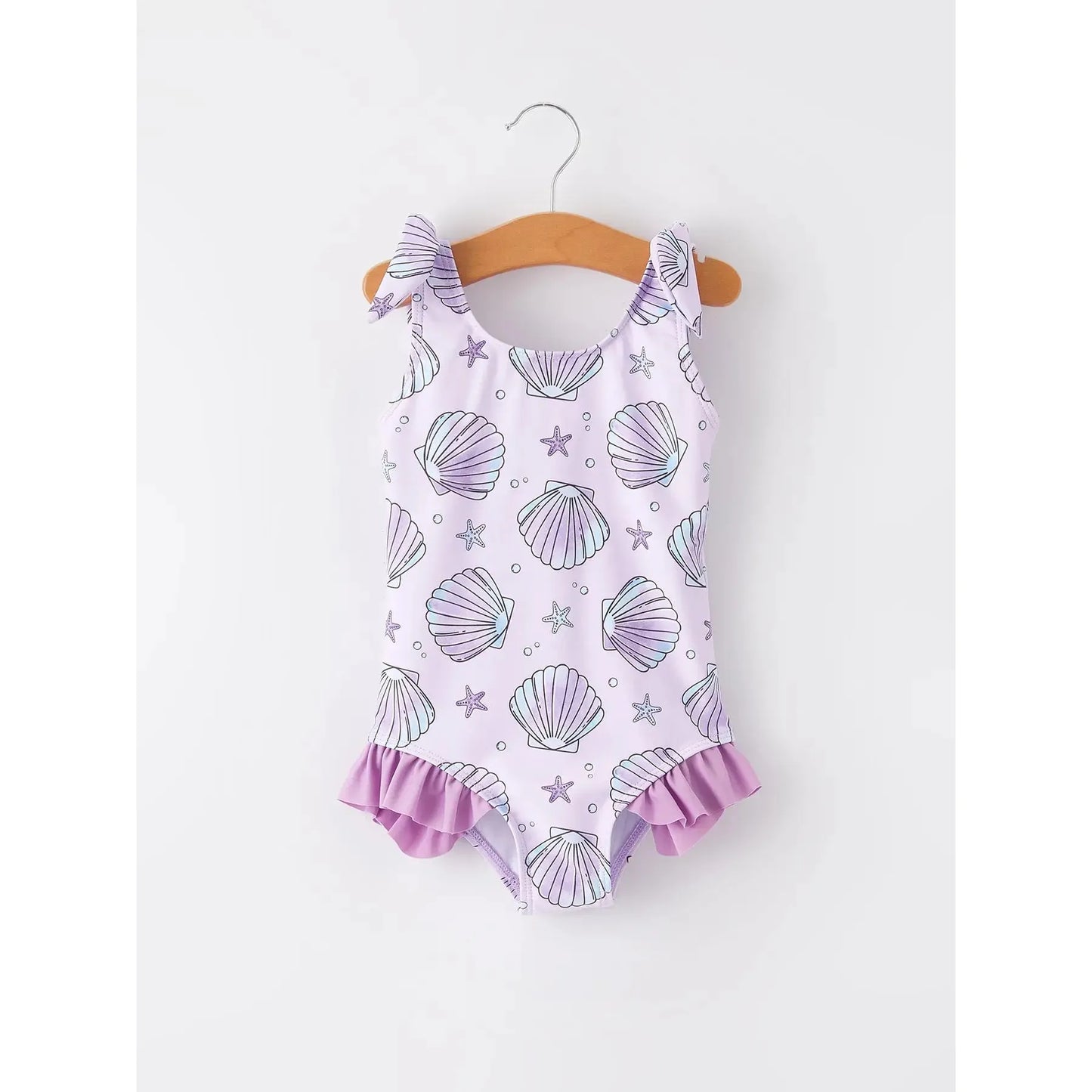 Purple Sea Shell Swimsuit