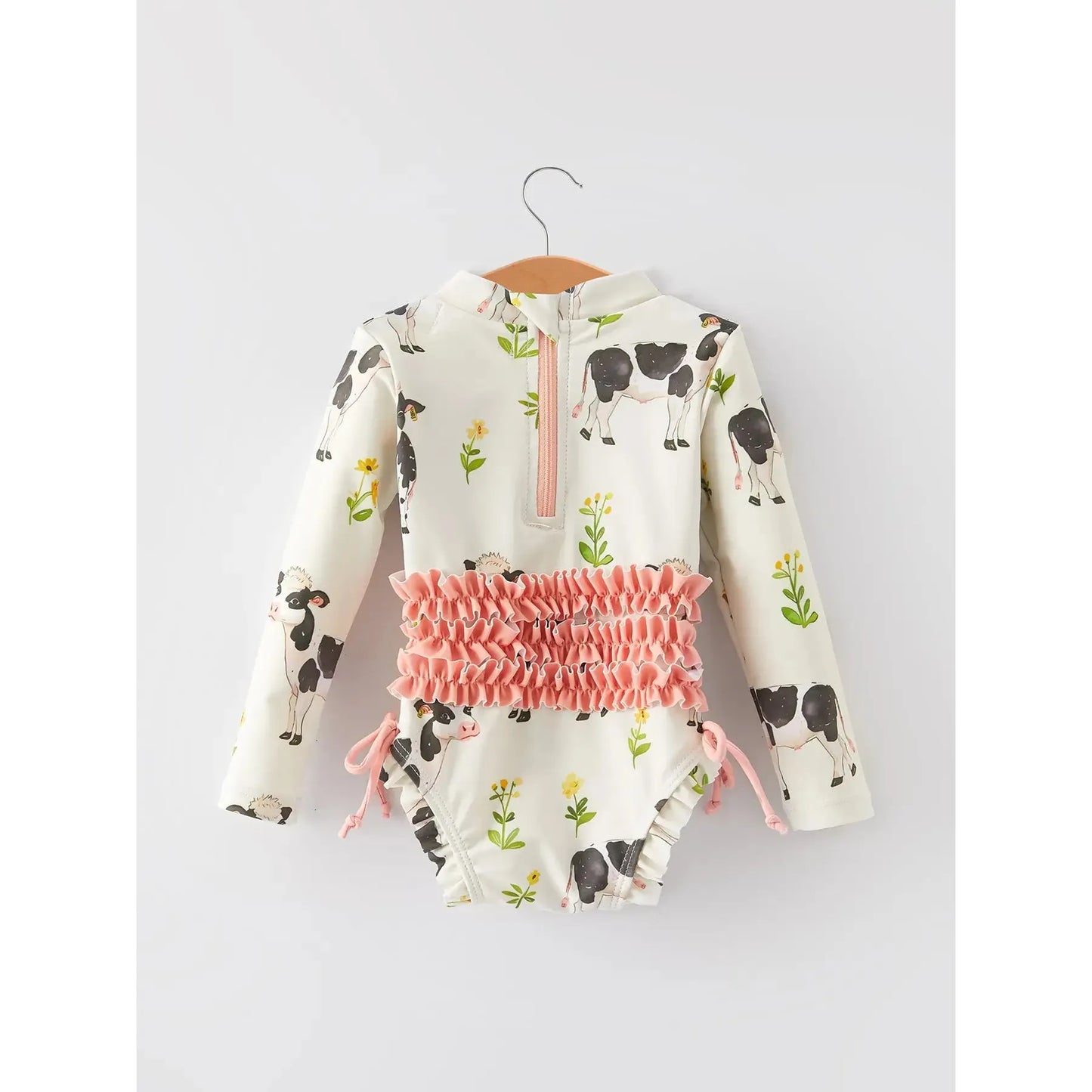 Cow Floral Swimsuit
