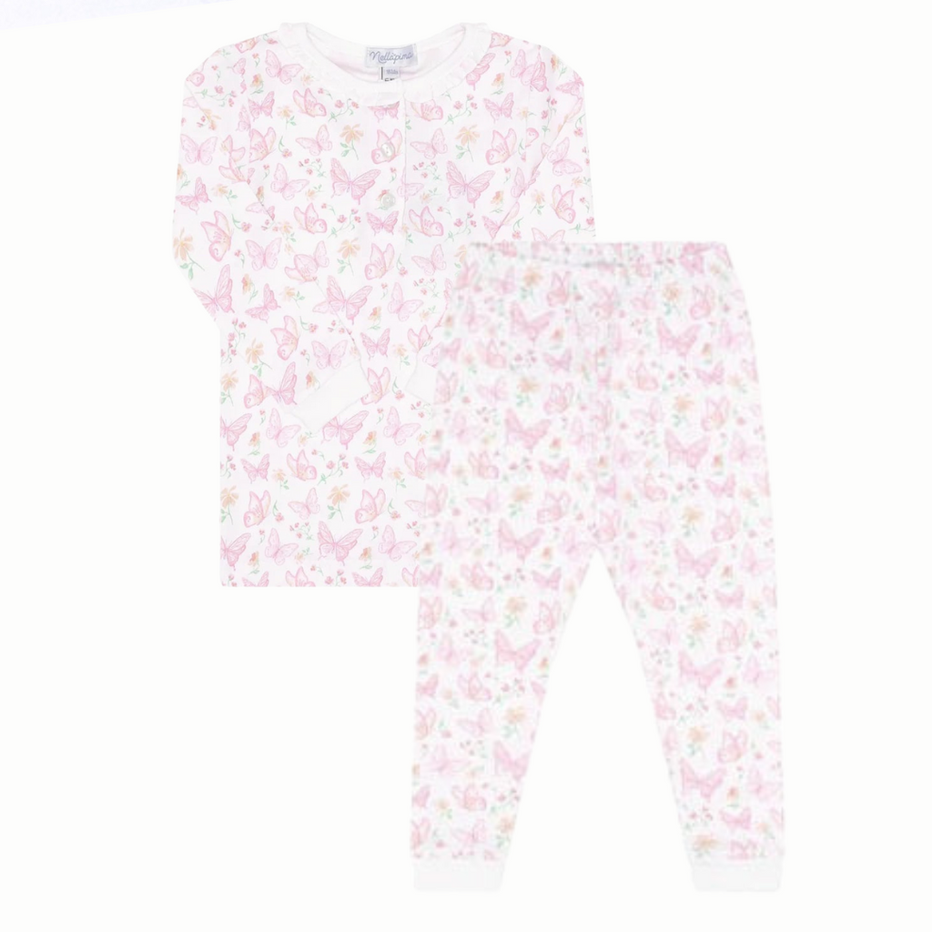 Nellapima Butterflies Print Pajama Set