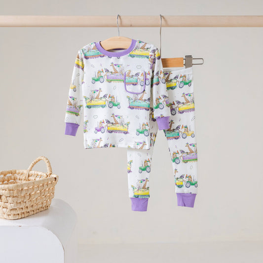 Krewe Zoo-d It! Organic Cotton Kids Pajamas